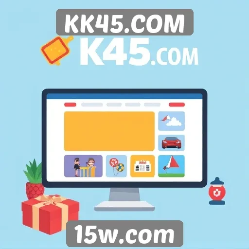 Explorando a interface amigável do site KK45.COM