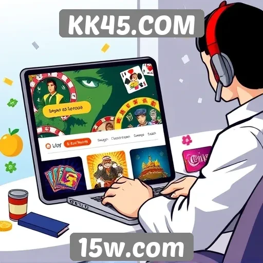 Facilidade de navegação no site KK45.COM