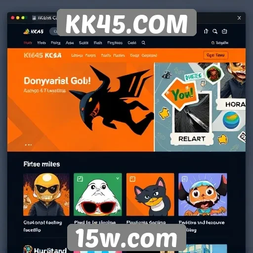 Interface do usuário do KK45.COM passa por atualizações